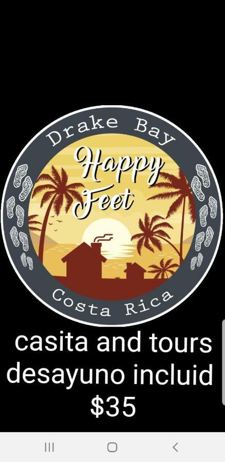 Отель Casita Happy Feet And Tours Corcovado Драке Экстерьер фото